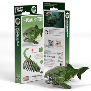 Eugy Eugy 3D Paper Model - Dunkleosteus