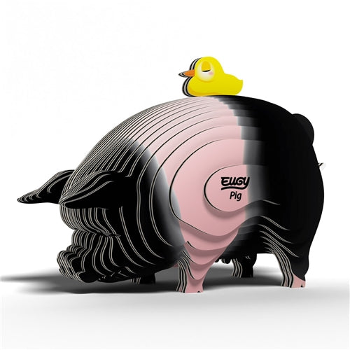 Eugy Eugy 3D Paper Model - Pig