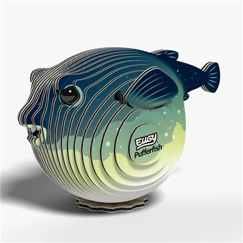 Eugy Eugy 3D Paper Model - Pufferfish