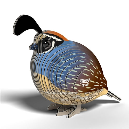Eugy Eugy 3D Paper Model - Quail