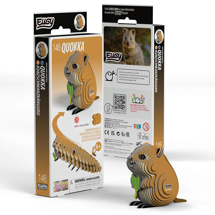 Eugy Eugy 3D Paper Model - Quokka