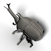 Eugy Eugy 3D Paper Model - Rhino Beetle