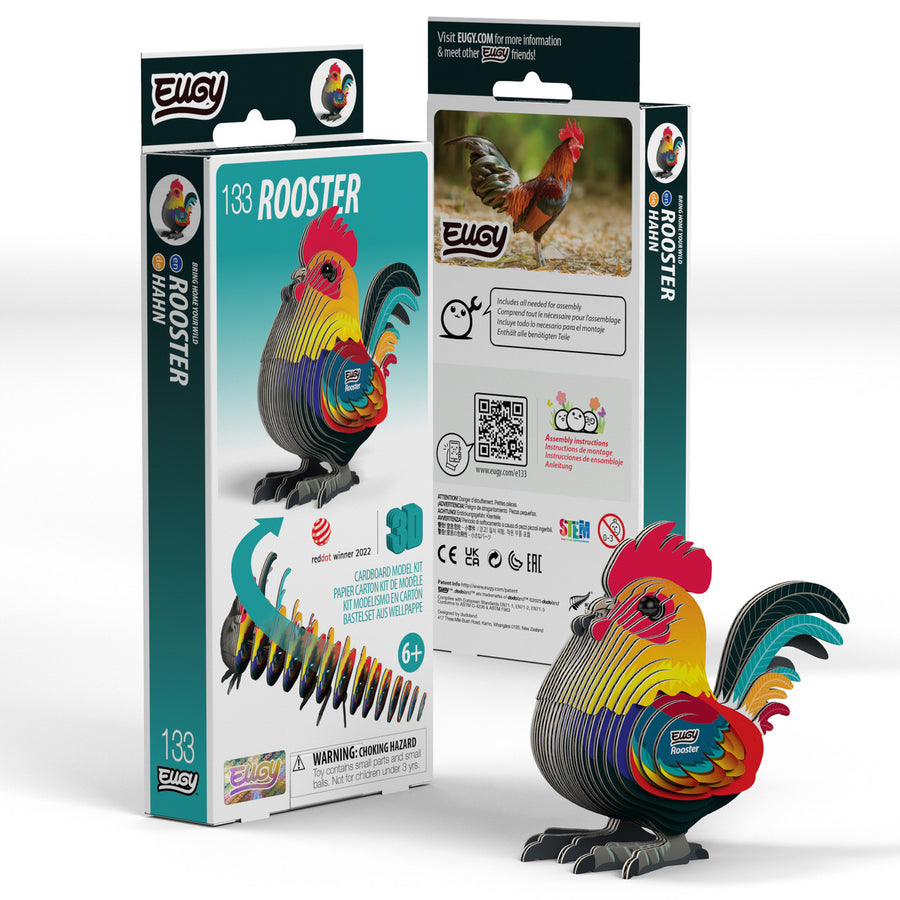 Eugy Eugy 3D Paper Model - Rooster
