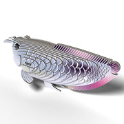 Eugy Eugy 3D Paper Model - Silver Arowana