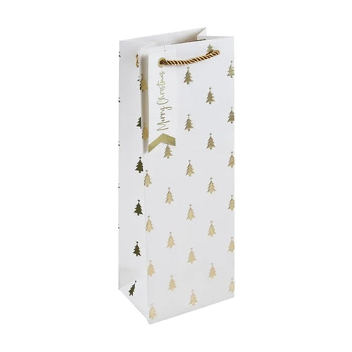 Eurowrap Eurowrap Gift Bag - Embossed Tree, Bottle