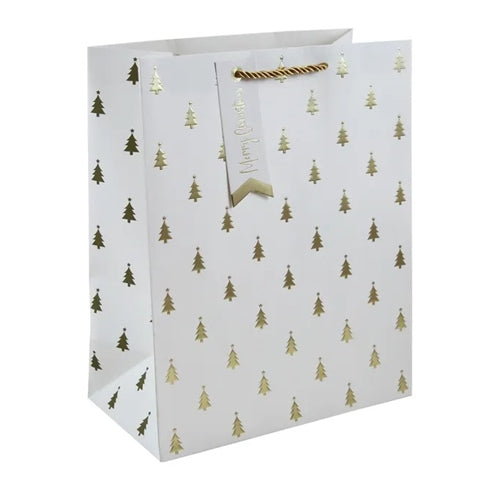 Eurowrap Eurowrap Gift Bag - Embossed Tree, Large