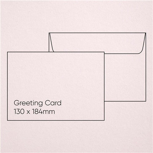 Greeting Card Envelope (130 x 184mm) - Sirio Color Nude, Pack of 10