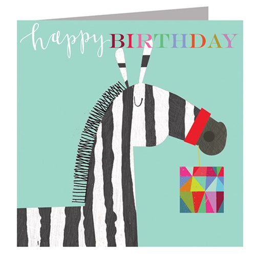 Kali Stileman Greeting Card - Birthday Zebra