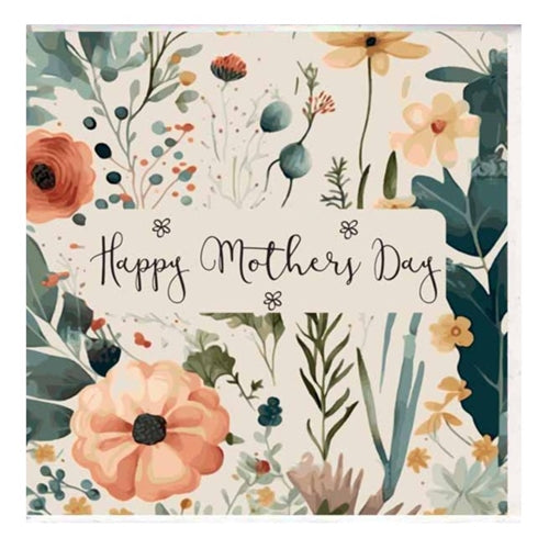 Paper Street Mother's Day Card - Peach Florals