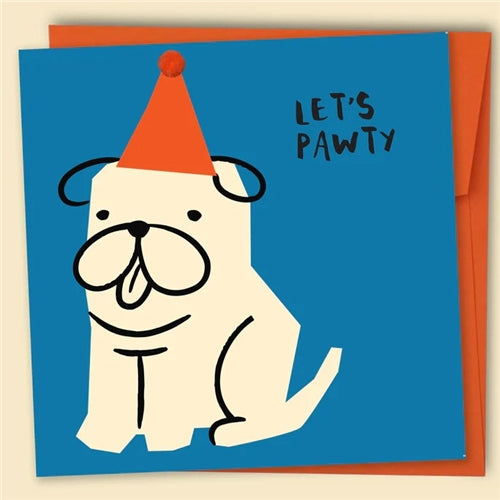 Papernest Birthday Card - Let's Pawty