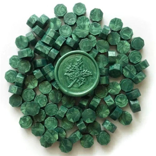 Fiona Ariva Wax Beads - Forest Green