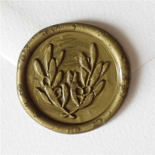 Fiona Ariva Wax Seal Set - Olive Leaves