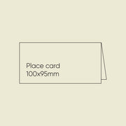 Freelife Place Cards - Freelife Felt Cream, Pack of 25