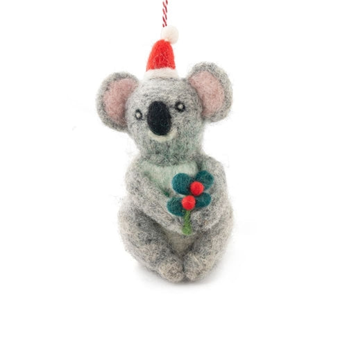Gifted Hands Gifted Hands Felt Christmas Ornament - Khloe the Koala