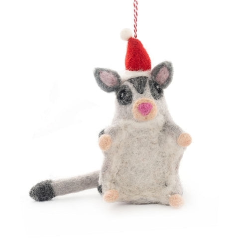 Gifted Hands Gifted Hands Felt Christmas Ornament - Sarah the Sugar Glider