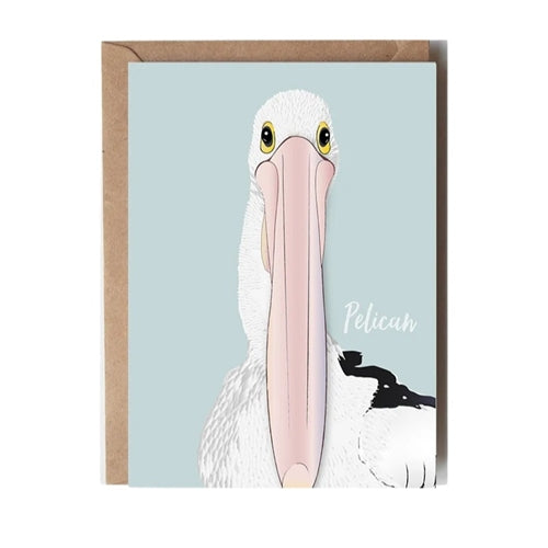Gilli Stationery Gilli Stationery Greeting Card - Australian Pelican