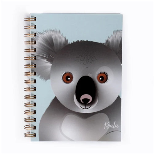 Gilli Stationery Gilli Stationery Spiral Bound Journal - A5, Blank, Koala
