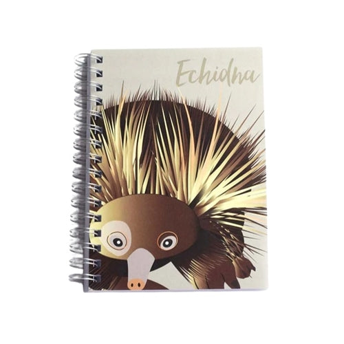 Gilli Stationery Gilli Stationery Spiral Bound Journal - A6, Blank, Echidna