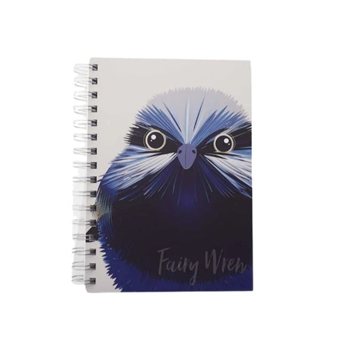 Gilli Stationery Gilli Stationery Spiral Bound Journal - A6, Blank, Fairy Wren