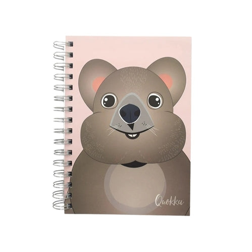 Gilli Stationery Gilli Stationery Spiral Bound Journal - A6, Blank, Quokka