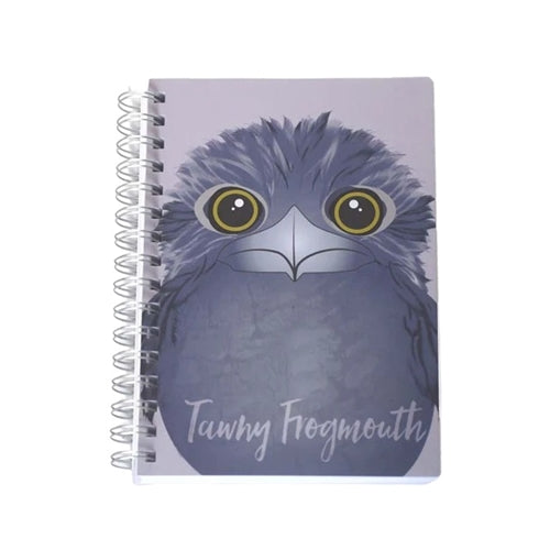 Gilli Stationery Gilli Stationery Spiral Bound Journal - A6, Blank, Tawny Frogmouth