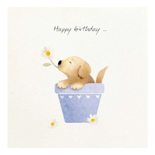 Ginger Betty Ginger Betty Birthday Card - Pup in a Pot
