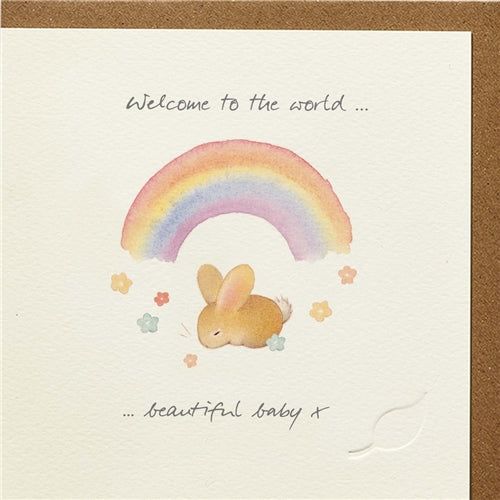 Ginger Betty Ginger Betty New Baby Card - Welcome to the World