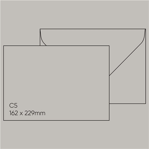 Gmund C5 Envelope (162 x 229mm) - Gmund Colors Matt 'Stone', Single