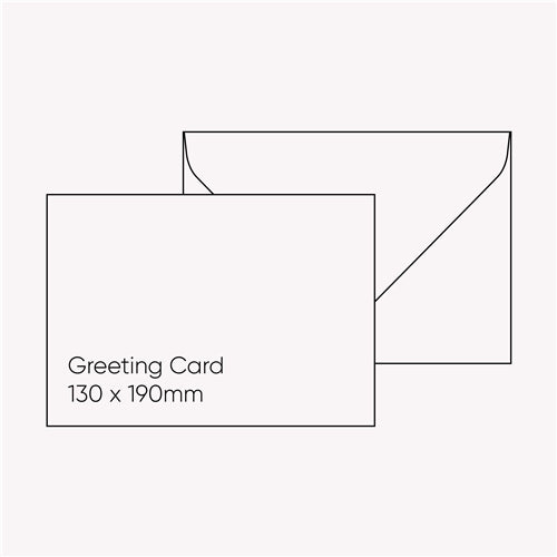 Gmund Greeting Card Envelope (130 x 190mm) - Gmund Colors Matt 'Porcelain', Single