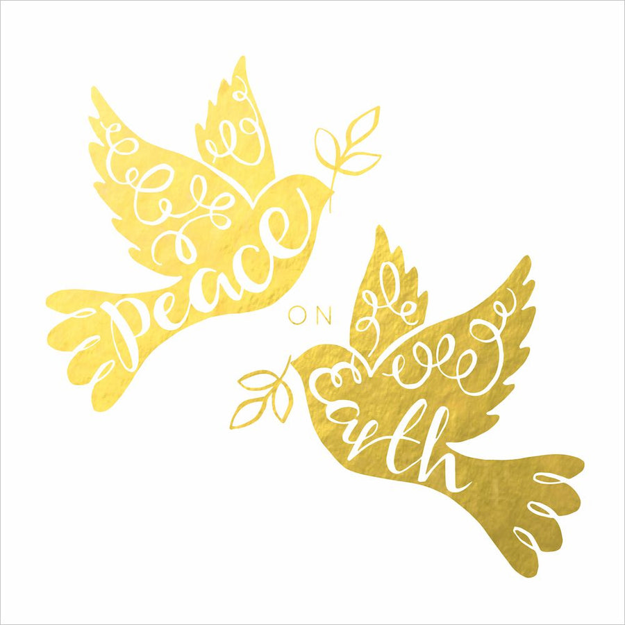 Hello Sunday Charity Christmas Boxed Christmas Cards - Peace Doves