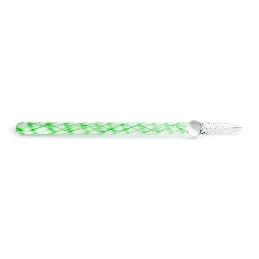 Herbin Herbin Glass Calligraphy Dip Pen - Straight, Meadow Green