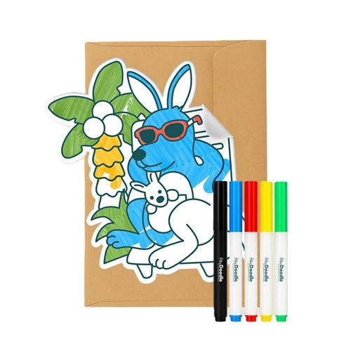 Hey Doodle Hey Doodle Forever Greeting Card - Kevin the Kangaroo
