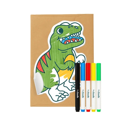 Hey Doodle Hey Doodle Forever Greeting Card - Rex the Dinosaur