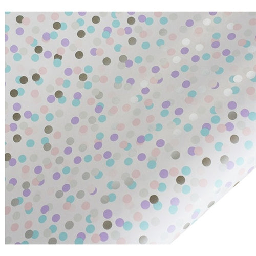 hiPP hiPP Gift Wrapping Paper - Pastel Pearls Collection - Pastel Fiesta, 5 mtrs