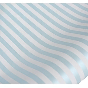 hiPP hiPP Gift Wrapping Paper - Pastel Pearls Collection - Pearlised Stripe, Blue