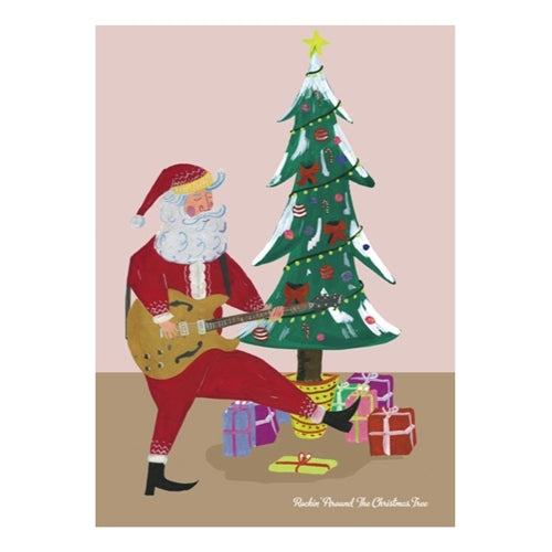 Hutch Cassidy Hutch Cassidy Christmas Card - Rockin Santa