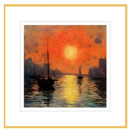 ikonink Ikonink Greeting Card - Artist Series, Dusk Reflections