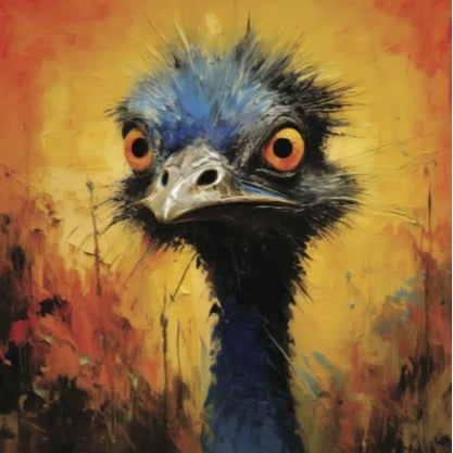 ikonink Ikonink Greeting Card - Australian Natives Series, Emu