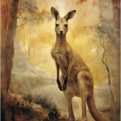 ikonink Ikonink Greeting Card - Australian Natives Series, Kangaroo