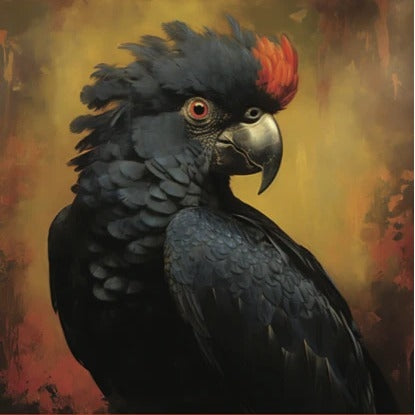 ikonink Ikonink Greeting Card - Black Cockatoo