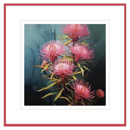 ikonink Ikonink Greeting Card - Iconic Flora Series, Isopogon Roseus