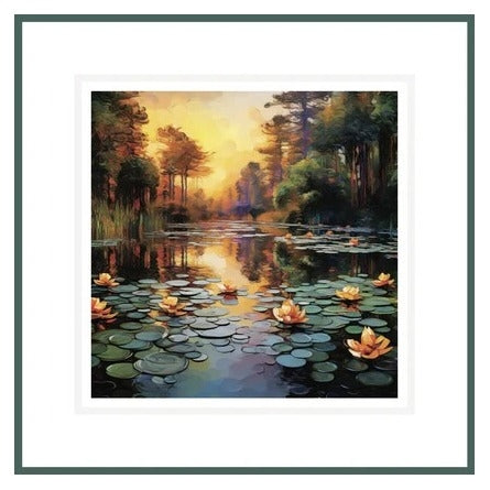 ikonink Ikonink Greeting Card - Iconic Flora Series, Nymphaea Gigantea