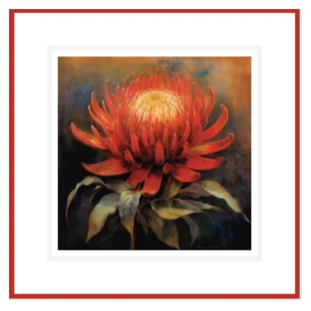 ikonink Ikonink Greeting Card - Iconic Flora Series, Waratah