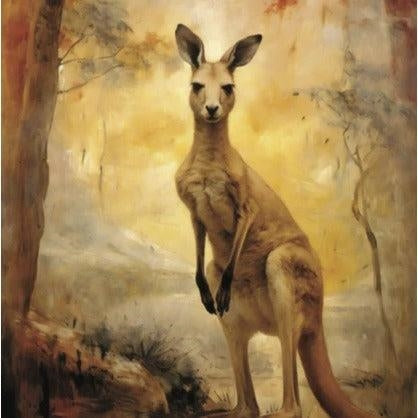ikonink Ikonink Greeting Card - Kangaroo