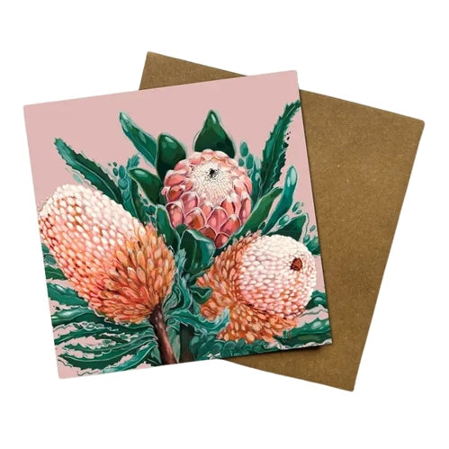 Jess Hutchison Art Jess Hutchison Art Greeting Card - From the Garden