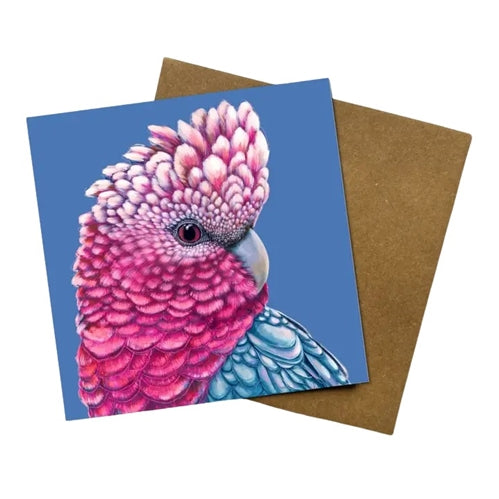 Jess Hutchison Art Jess Hutchison Art Greeting Card - Penelope the Galah