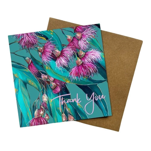 Jess Hutchison Art Jess Hutchison Art Thank You Card - Candy Blossoms