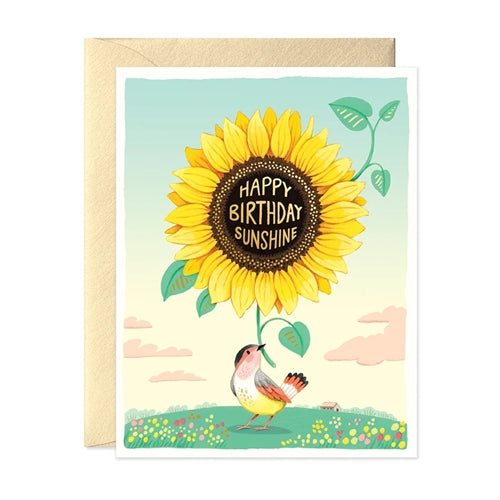 JooJoo Paper JooJoo Paper Birthday Card - Sunflower Birthday