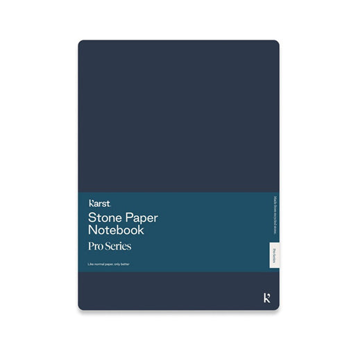 Karst Stone Paper Karst Soft Cover Pro Series Agenda - Ruled, B5, Marine Blue