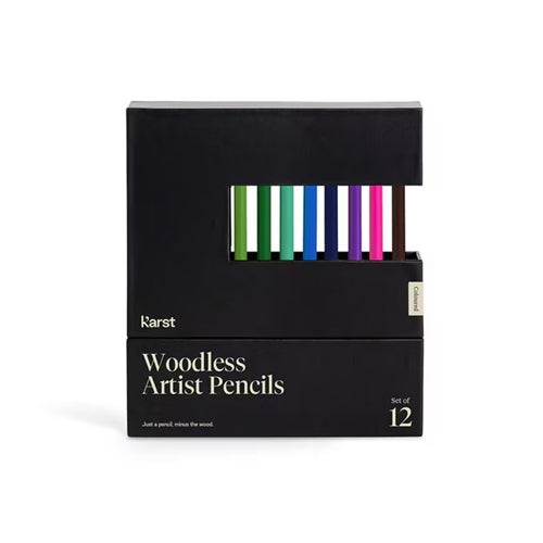 Karst Stone Paper Karst Woodless Artist Coloured Pencils - Set of 12